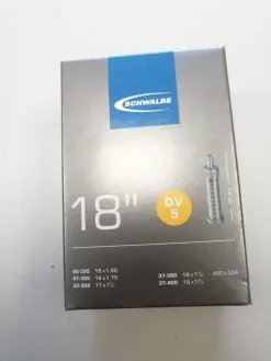 Schwalbe Fahrradschlauch DV Ventil Nr. 5 18" 32 Mm 32/47-355/400
