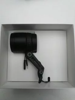 B&M Dynamo-Scheinwerfer IQ-X Schwarz Eloxiert 164RTSNDI