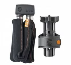 AXA Faltschloss 800 Anthrazit 100 Cm Sicherheitsstufe 9 Knopfhalter Abverkauf