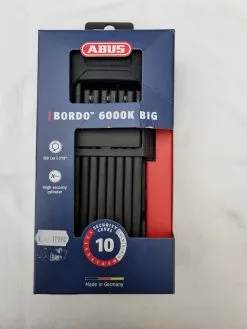 ABUS Faltschloss BORDO 6000K BIG 6000/120 BK SH