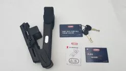 ABUS Bordo 6000 Black SH Neue Halterung 90 Cm Level 10