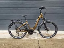 Vélo De Ville Velo De Ville SEB800 27,5" Wave 9 Gang Mocca Braun Glanz 500 WH 45 Cm