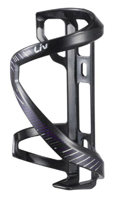 LIV By GIANT Liv Airway Comp Sidepull Flaschenhalter Links Schwarz Lila Silber