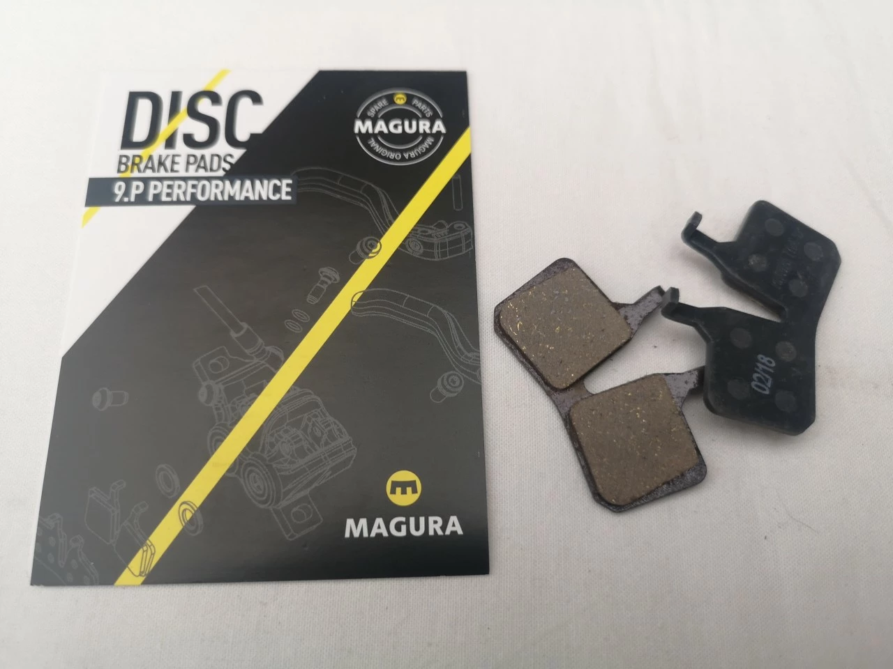 Magura Bremsbelag 9.P, Performance, Grau 1Paar 1 Magura Bremsbelag 9.P, Performance, Grau 1Paar