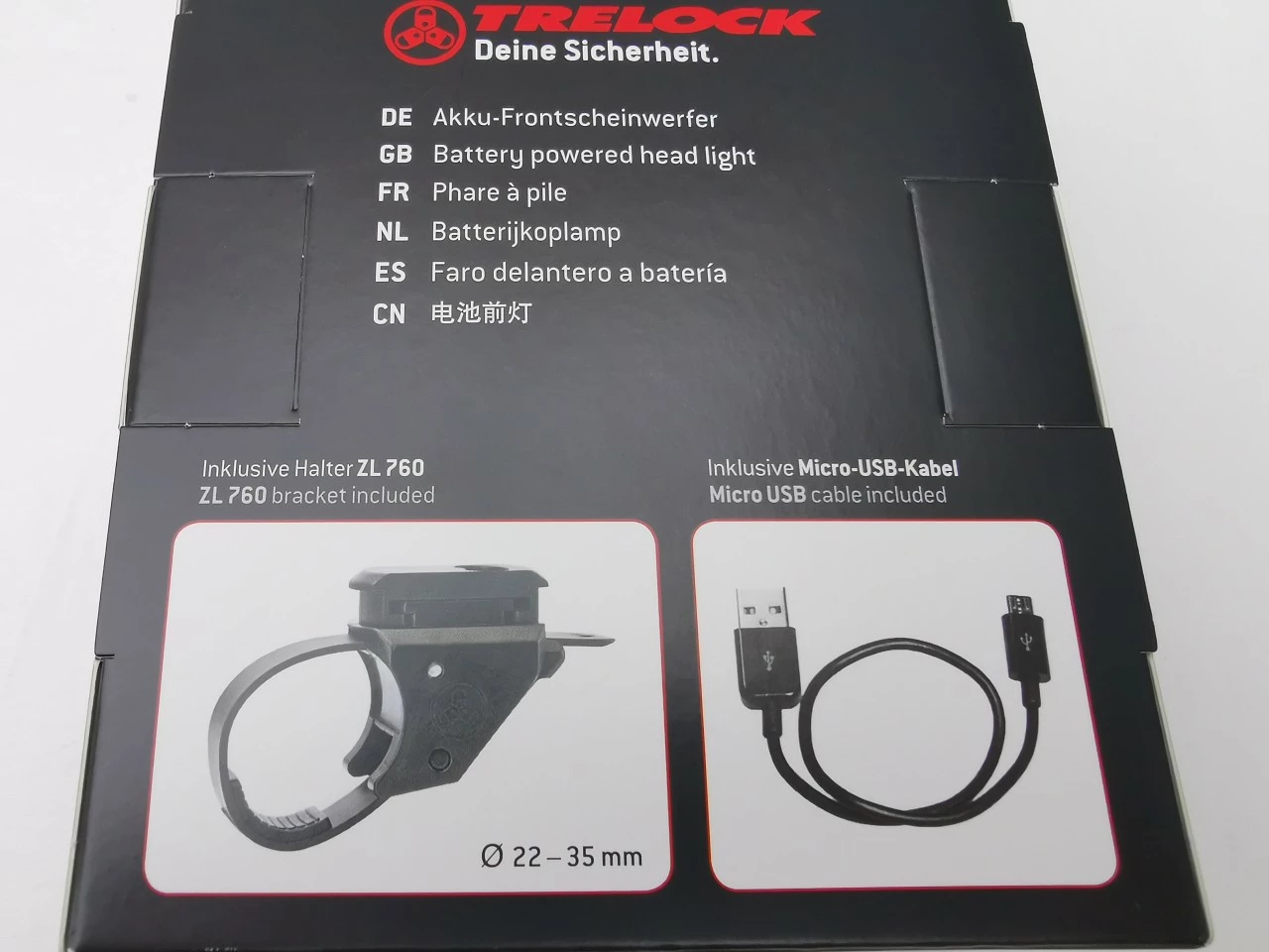 Trelock LS 660 I-GO Vision Lite LED Frontleuchte 80 LUX Fahrradbeleuchtung 2 Trelock LS 660 I-GO Vision Lite LED Frontleuchte 80 LUX Fahrradbeleuchtung – Bild 2