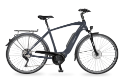 Vélo De Ville Velo De Ville AEB400 28" Diamant Intra+ Herren Stone Basalt 500 WH 55cm