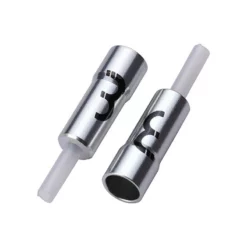 BBB Anschlagh&uuml;lse Alu 4mm Silber F&uuml;r Teflonkabel, 50 St&uuml;ck