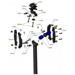 Cane Creek Sattelst&uuml;tze Ersatzteile DU Bearing Yellow Zinc, 06DP06