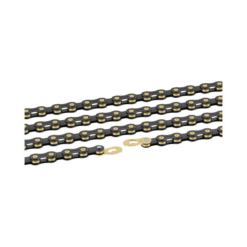 ConneX Kette 11sB 11-fach, Schwarz-gold 1 ConneX Kette 11sB 11-fach, Schwarz-gold