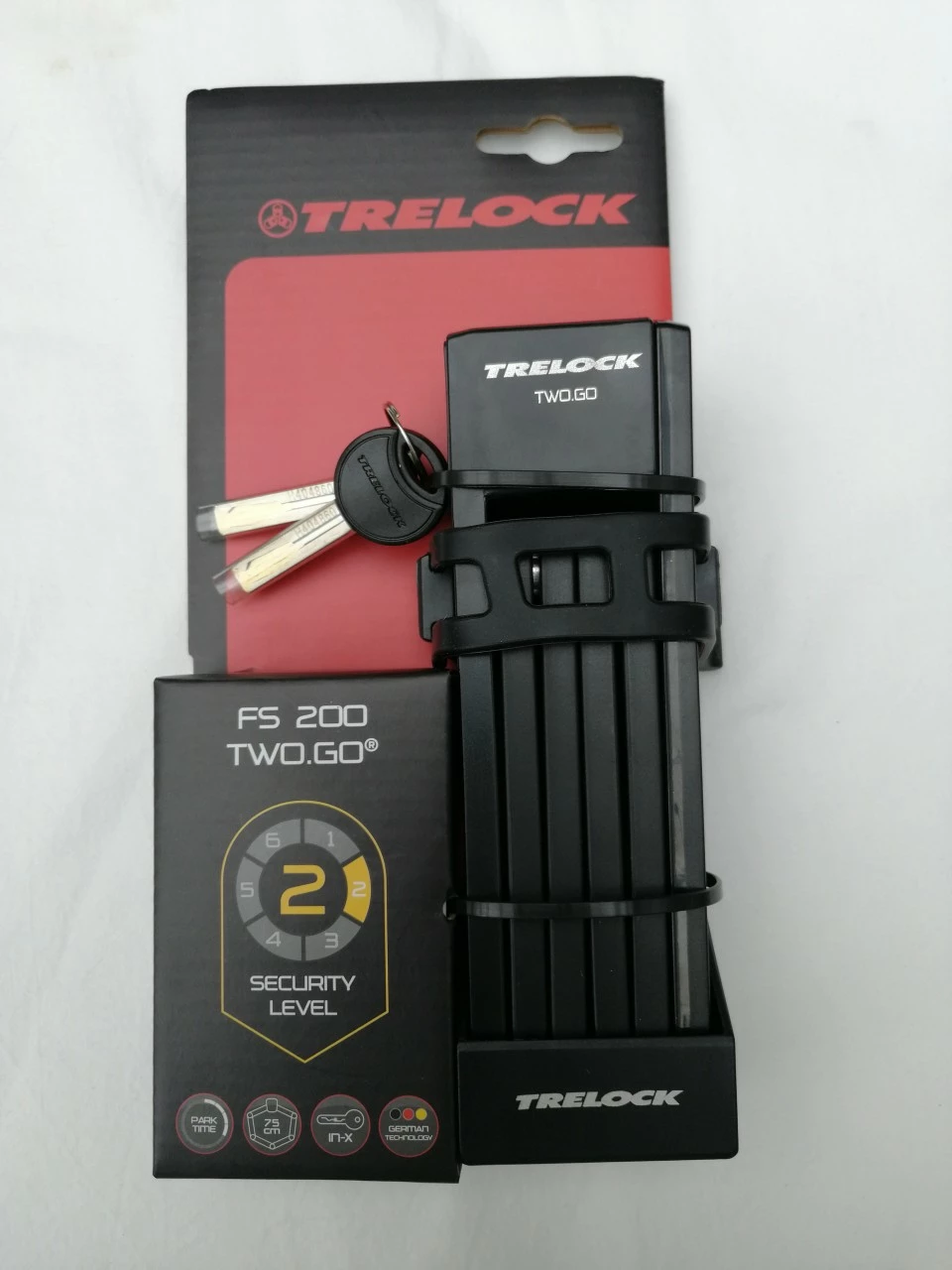 Trelock Faltschloss FS 200 TWO GO 75cm A 2 Trelock Faltschloss FS 200 TWO GO 75cm A – Bild 2