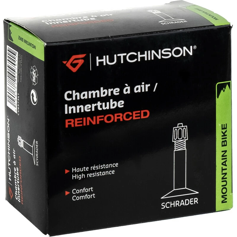 Hutchinson Schlauch, REINFORCED 1.2mm, 27.5x2.30-2.85 Schrader 48mm, CV657361 1 Hutchinson Schlauch, REINFORCED 1.2mm, 27.5x2.30-2.85 Schrader 48mm, CV657361