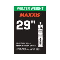 Maxxis Schlauch Welter Weight 0.8mm, Presta RVC 48mm (LL), 29x1.75-2.40, 44/61-622, Ventil 48mm