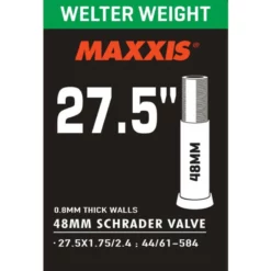 MAXXIS Welter Weight 0.8mm, Schrader 48mm (LL) 27.5x1.75-2.40, 44/61-584, 190g