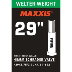 MAXXIS Welter Weight 0.8mm, Schrader 48mm (LL) 29x1.75-2.40, 44/61-622, 202g