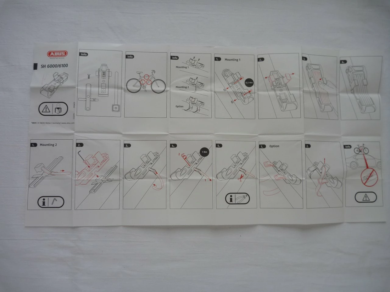 ABUS Bordo 6000 Black SH Neue Halterung 90 Cm Level 10 3 ABUS Bordo 6000 Black SH Neue Halterung 90 Cm Level 10 – Bild 3