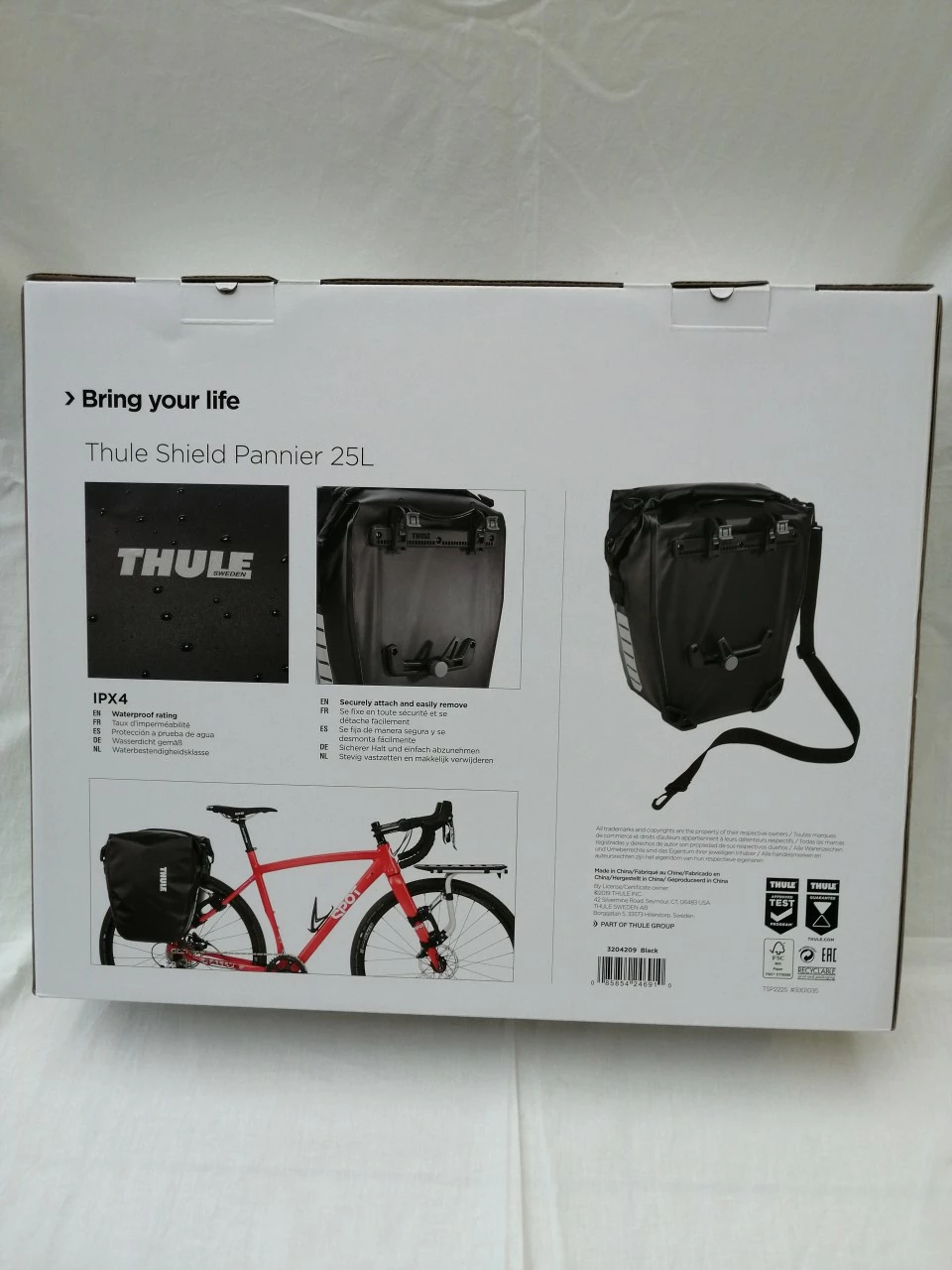 Thule HR-Tasche Shield Paar Schwarz 25l Gepäckträgertasche 4 Thule HR-Tasche Shield Paar Schwarz 25l Gepäckträgertasche – Bild 4