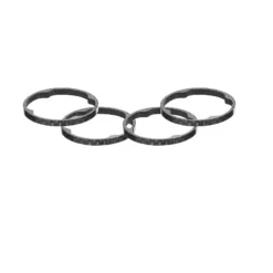 Response Spacer, 3K Carbon 3mm 1g SET 4 St&uuml;ck FHS-SP03K