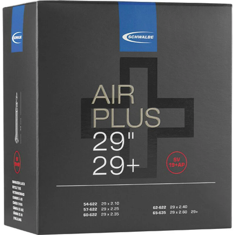 Schwalbe Schlauch AirPlus Presta, 29x2.25-2.80, SV19+, Ventil 40mm 5 Schwalbe Schlauch AirPlus Presta, 29x2.25-2.80, SV19+, Ventil 40mm – Bild 5