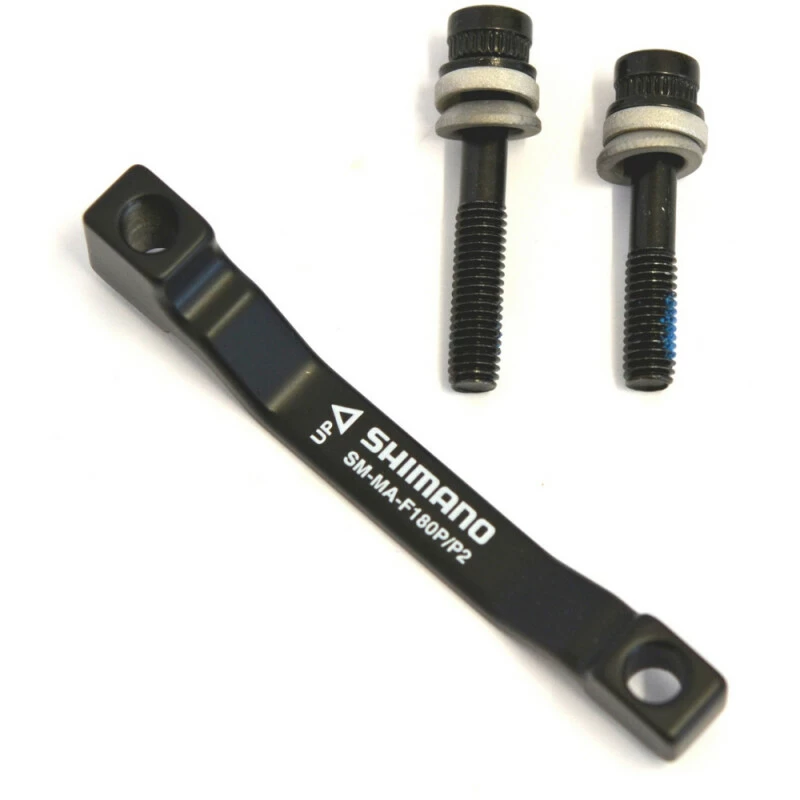 Shimano Scheibenbremsadapter PM VR/HR, SMMAF180PP2A 180mm Post/Post 2 Shimano Scheibenbremsadapter PM VR/HR, SMMAF180PP2A 180mm Post/Post – Bild 2