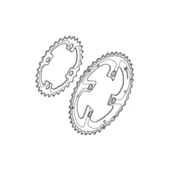 Shimano XTR 14 Kettenblatt 40 Z&auml;hne, Y-1LS 98030 FC-M985, 28/40