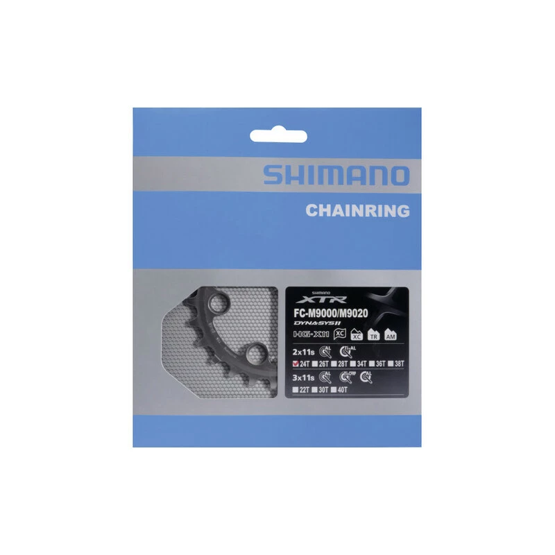 Shimano XTR 18 Kettenblatt 28 Zähne, Y-1PV 28000 Double (38-28), 11-fach 1 Shimano XTR 18 Kettenblatt 28 Zähne, Y-1PV 28000 Double (38-28), 11-fach