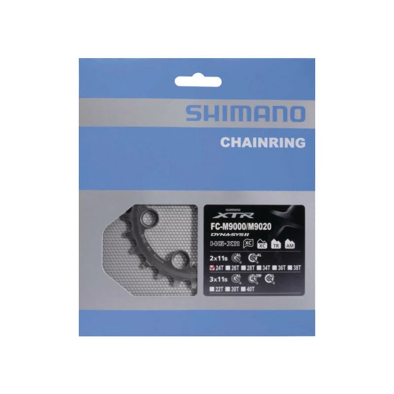 Shimano XTR 18 Kettenblatt 28 Zähne, Y-1PV 28000 Double (38-28), 11-fach 2 Shimano XTR 18 Kettenblatt 28 Zähne, Y-1PV 28000 Double (38-28), 11-fach – Bild 2