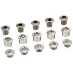 TRUVATIV Sram Chainring Bolt KIT 5X3 M8.5X7/M8.5X5/M8 SteelQTY 5 Silver