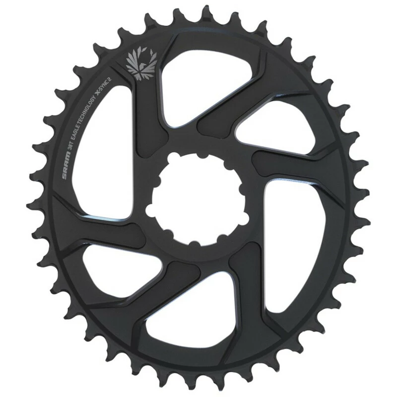 SRAM EAGLE 20 Kettenblatt Oval 38 Zähne X-SYNC 2, Direct Mount, 12-fach, 3mm Offset, Boost, Schwarz 1 SRAM EAGLE 20 Kettenblatt Oval 38 Zähne X-SYNC 2, Direct Mount, 12-fach, 3mm Offset, Boost, Schwarz