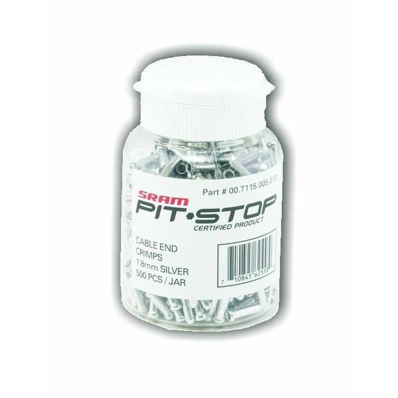 SRAM Endkappe Bremsinnenzug, 1.8mm, Alu, Silber 1 SRAM Endkappe Bremsinnenzug, 1.8mm, Alu, Silber