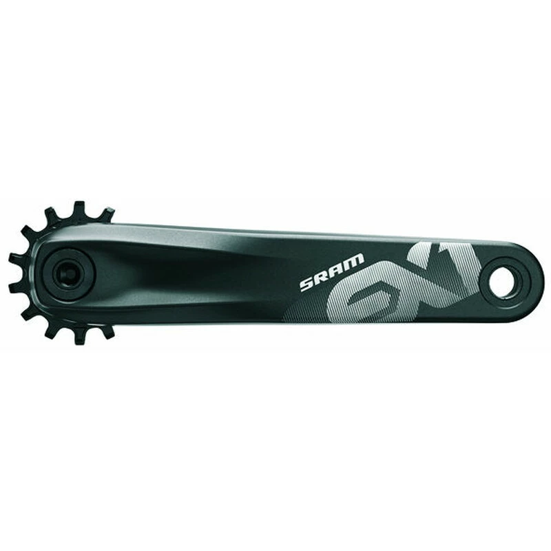 SRAM EX1 20 Kurbelgarnitur Alu 175mm, Ohne Tretlager/Kettenblatt, ISIS, Schwarz 1 SRAM EX1 20 Kurbelgarnitur Alu 175mm, Ohne Tretlager/Kettenblatt, ISIS, Schwarz