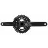 SRAM GX 20 2x11 1000 Kurbelgarnitur Alu 175mm, 36-24, BB30, Ohne Tretlager, 64/104 BCD, Schwarz