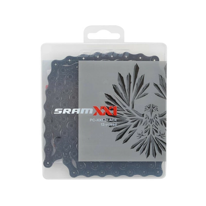 SRAM Kette PC XX1 Eagle 12-fach 126 Glieder Schwarz, PowerLock, Kettenschloss 3 SRAM Kette PC XX1 Eagle 12-fach 126 Glieder Schwarz, PowerLock, Kettenschloss – Bild 3