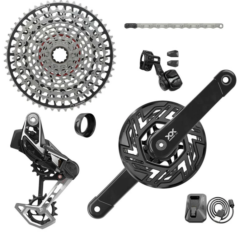 SRAM XX Eagle T-Type E-MTB Brose Groupset 165 36Z, RD, Controller, Kette, Kassette 1 SRAM XX Eagle T-Type E-MTB Brose Groupset 165 36Z, RD, Controller, Kette, Kassette