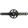SRAM XX1 EAGLE 20 DUB 1x12 X-Sync Kurbelgarnitur Carbon 175mm, 34Z, DUB, Ohne Tretlager, Schwarz-gold