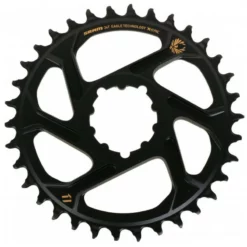 SRAM XX1 EAGLE 20 Kettenblatt 36 Z&auml;hne X-SYNC 2, Direct Mount, 12-fach, 6mm Offset, Schwarz-gold