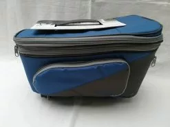 Racktime Gepäckträgertasche Talis Plus Trunk Bag Berry Blue / Stone Grau