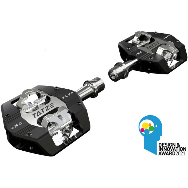 Tatze Pedal Mc-Fly CrMo4, Schwarz, Inkl. Cleat 2 Tatze Pedal Mc-Fly CrMo4, Schwarz, Inkl. Cleat – Bild 2