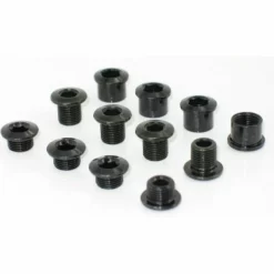 TRUVATIV CHAINRING BOLT KIT 4STL/STL BLACK/BLACK