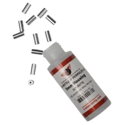 Wheels Manufacturing Endh&uuml;lsen 4mm, Silber, Ungedichtet, 50 Stk.